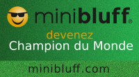 Laurene joue au Minibluff